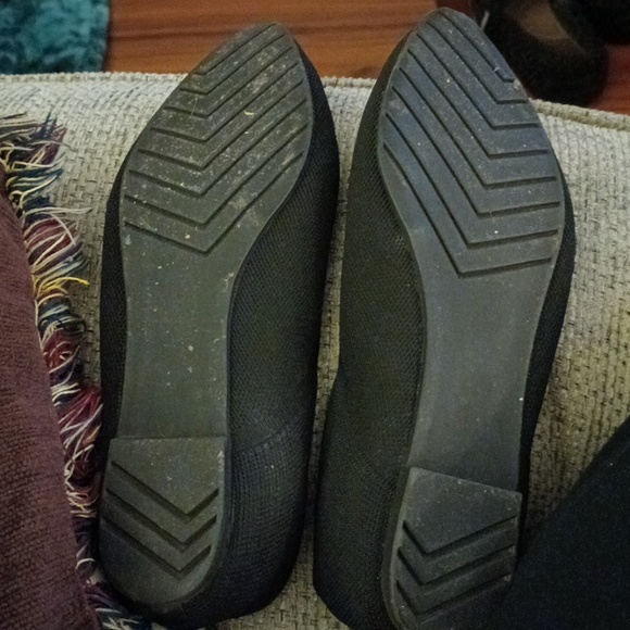 Size 10M Cynthia Rowley black fabric flats - Picture 3 of 4